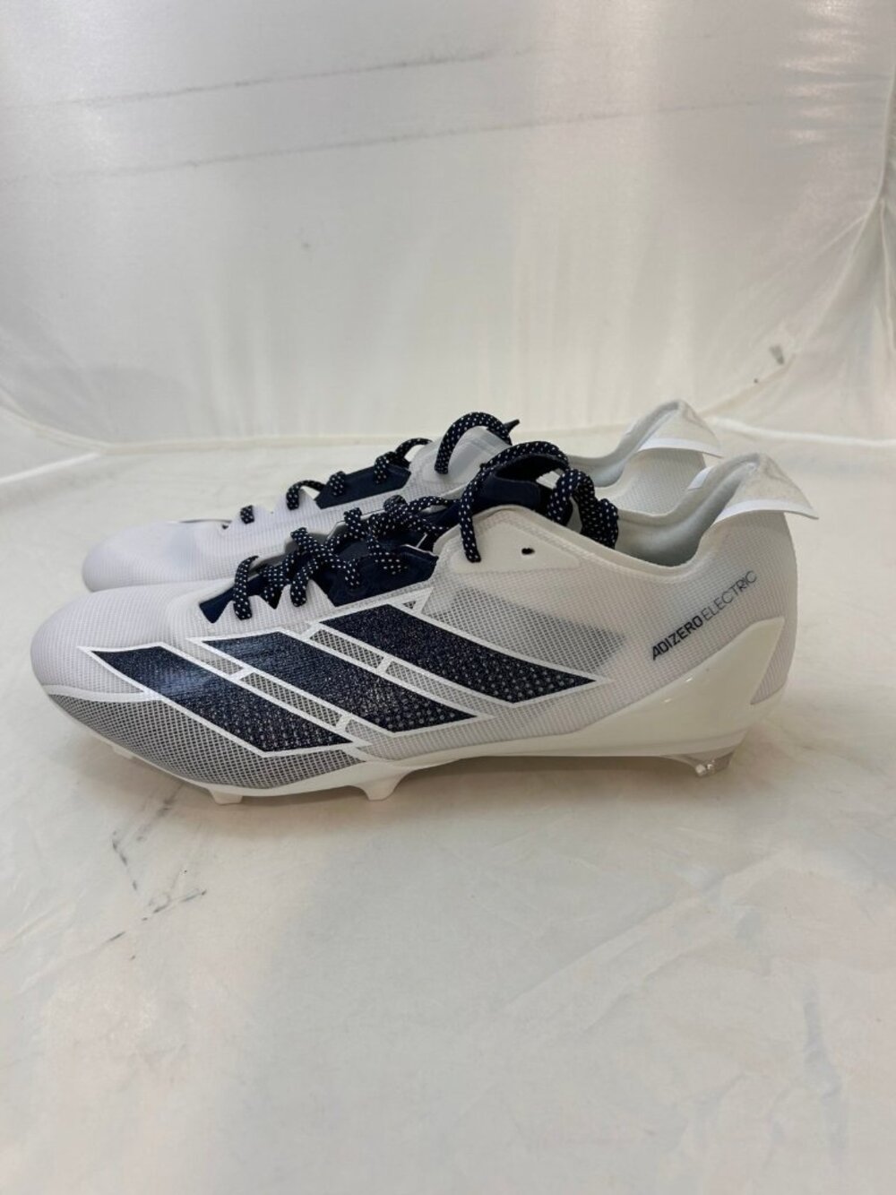 Adidas Adizero Electric football cleats navy blue white mens sz 8.5 & 13 IE6290